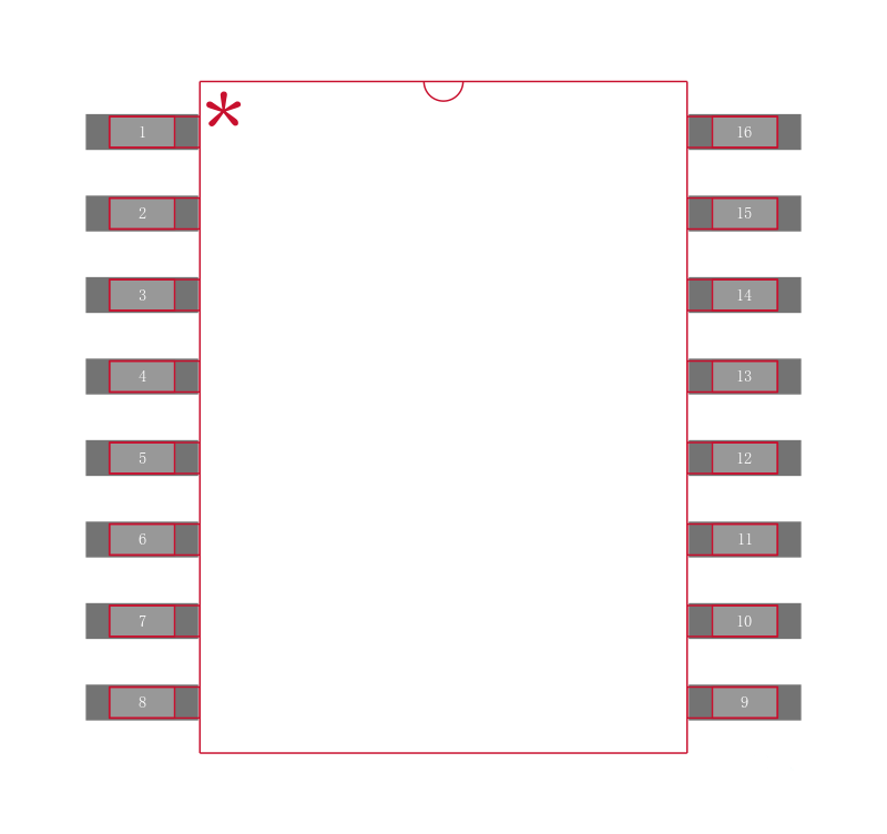 1ED020I12B2XUMA1封装焊盘图