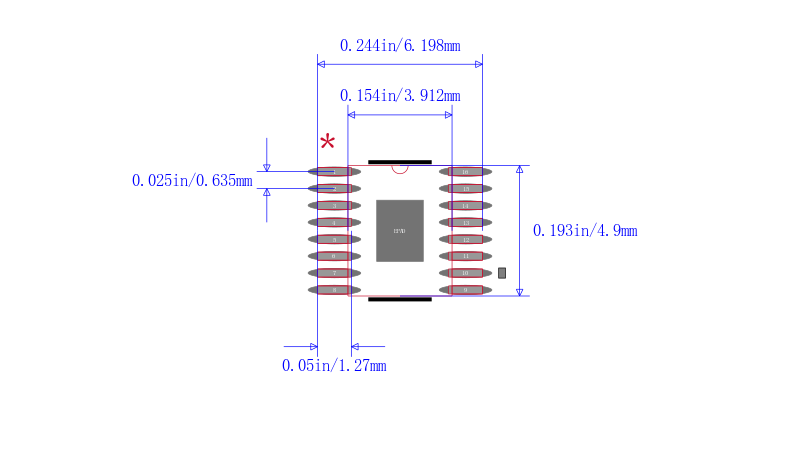 111041-HMC452QS16G封装图