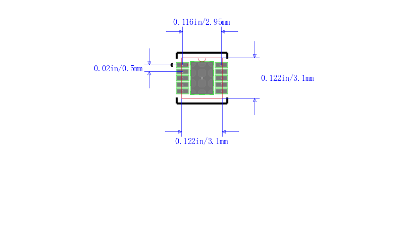BQ24064DRCRG4封装图