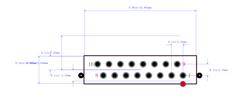 A1BXG-1636M封装图
