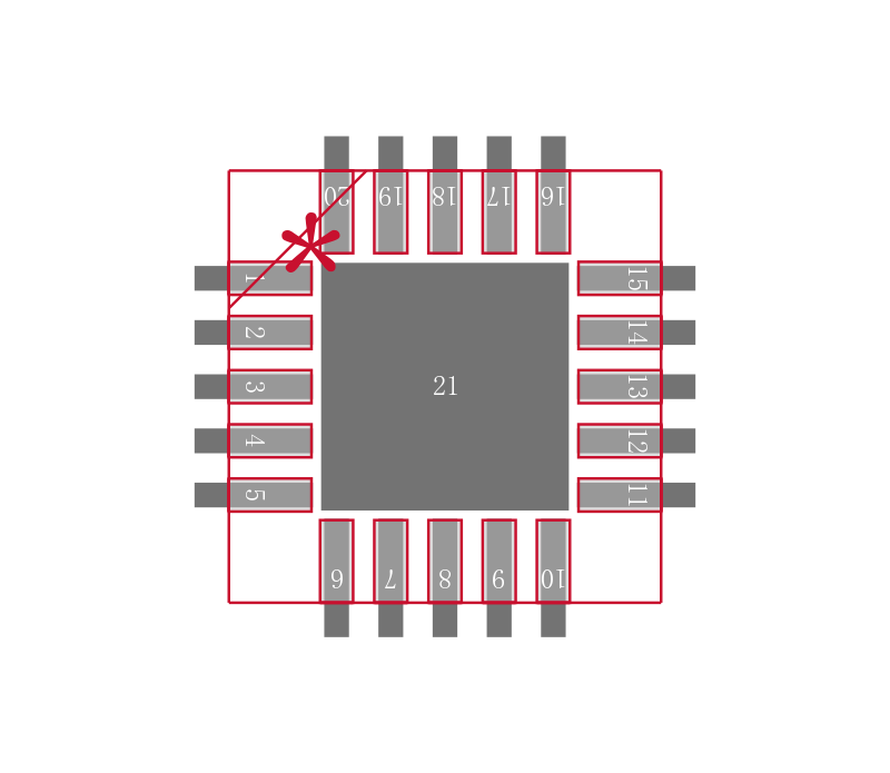 ADF4107BCPZ-REEL封装焊盘图