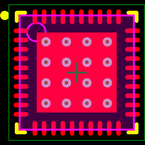 ADRF6702ACPZ-R7封装焊盘图