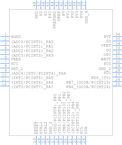 ATMEGA406-1AAU引脚图