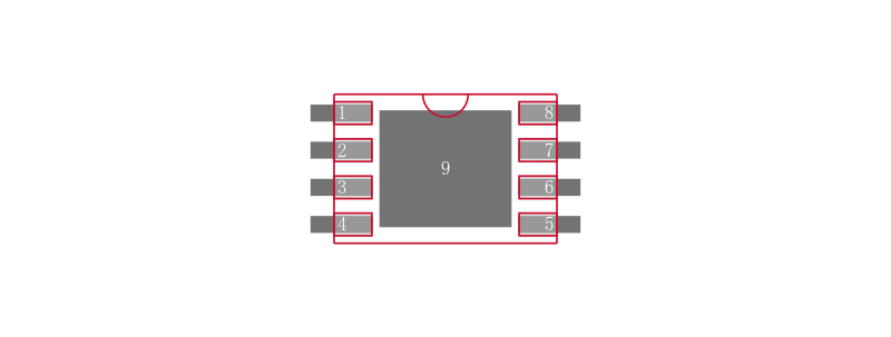 24AA014-I/MC封装焊盘图
