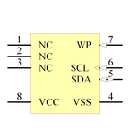 24AA01-I/SN引脚图