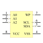 24FC256-I/SM引脚图
