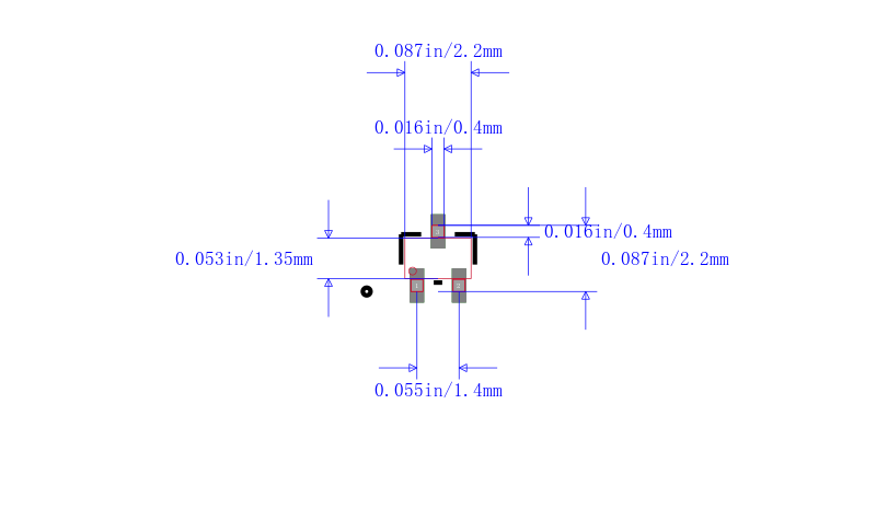 BZX84C2V4W-7-F封装图