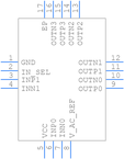 CDCLVP1204RGTR引脚图