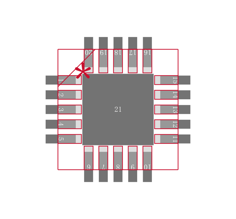 CC115LRTKT封装焊盘图