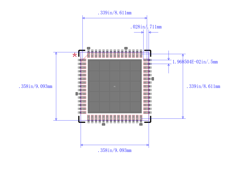 ADC12DS105CISQE/NOPB封装图