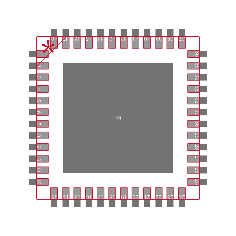 AD9286BCPZRL7-500封装焊盘图