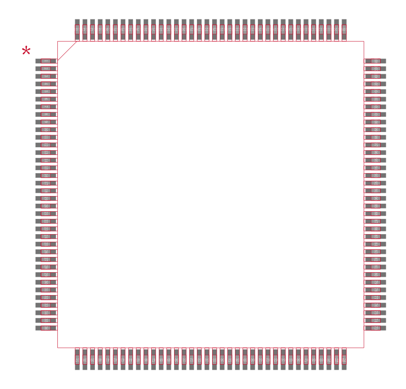 ADC08DL500CIVV/NOPB封装焊盘图