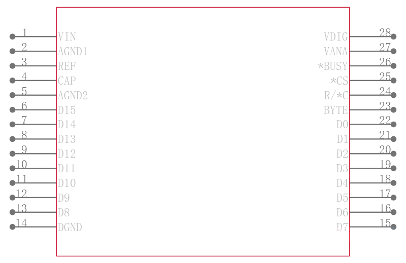ADS7805UBE4引脚图