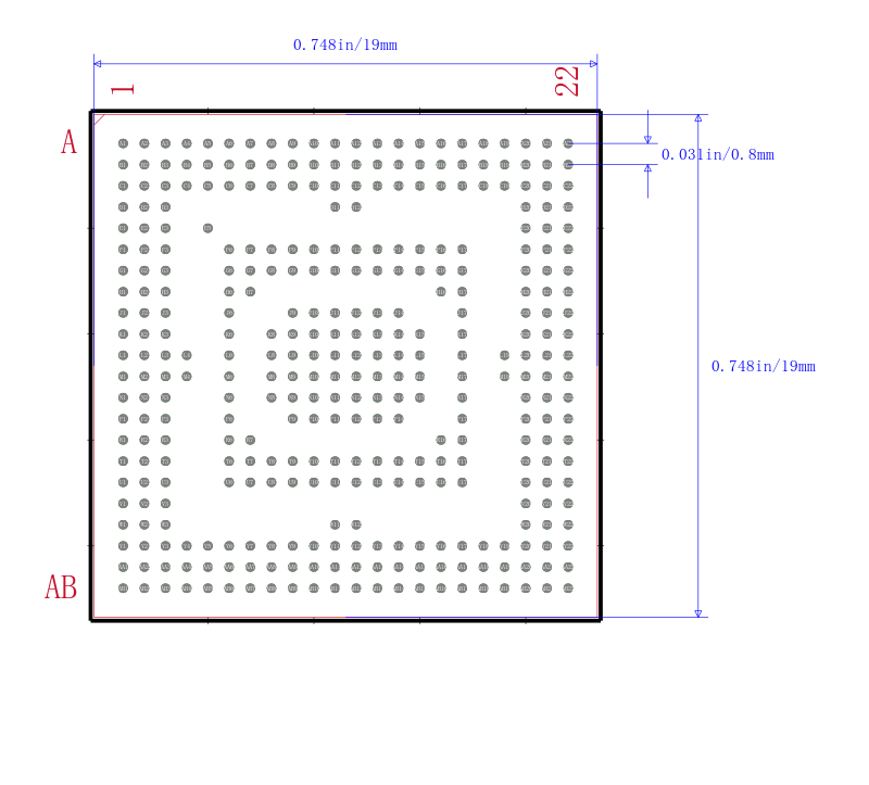 ADSP-SC584KBCZ-4A封装图