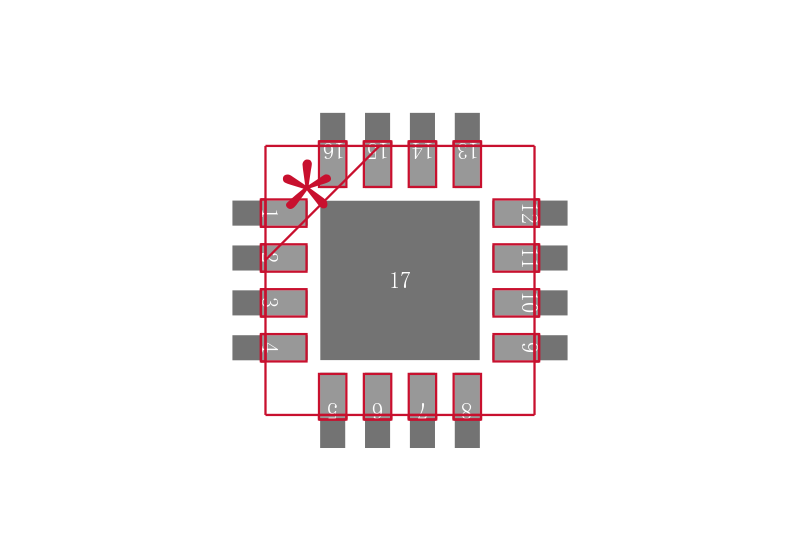 ADP1763ACPZ0.95-R7封装焊盘图