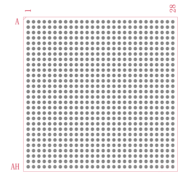 AM5718AABCXA封装焊盘图