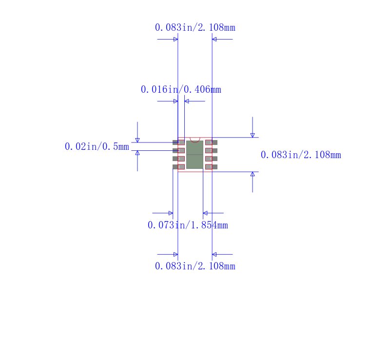 BQ296202DSGR封装图