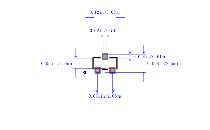 BZX84B2V7-7-F封装图