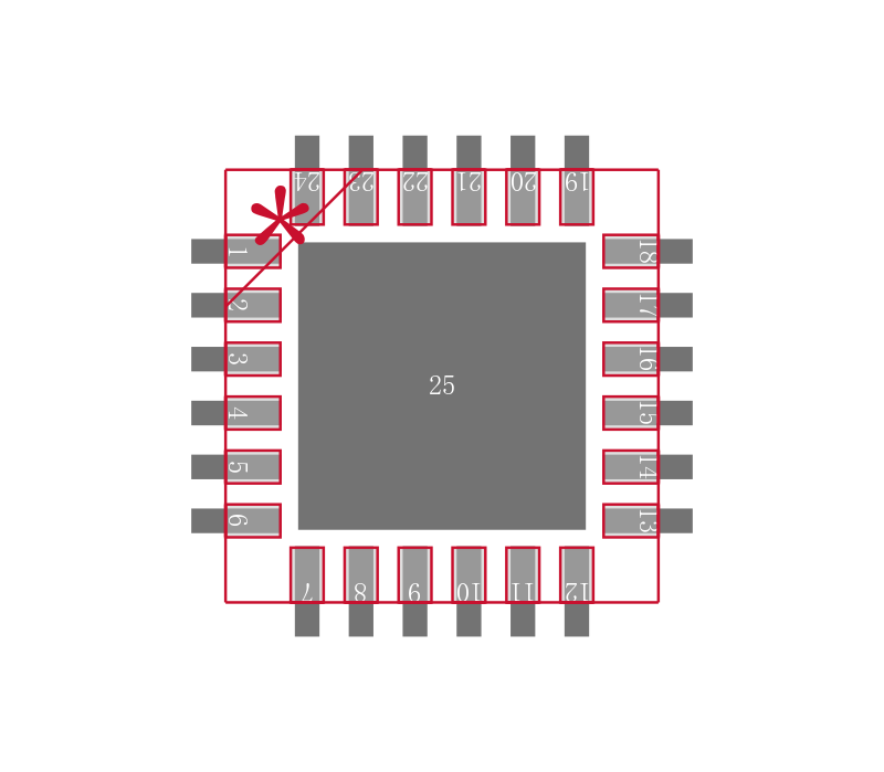 CAT9552HV6I-GT2封装焊盘图