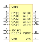 CY8C20140-LDX2I引脚图