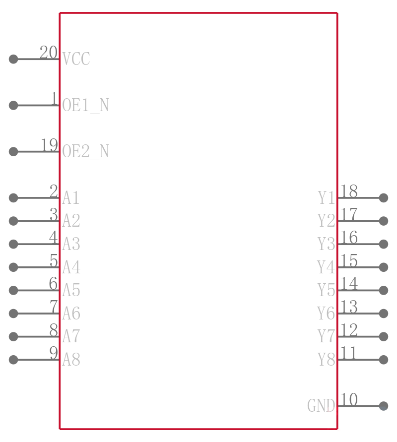 CLVC541AQDWRG4Q1引脚图