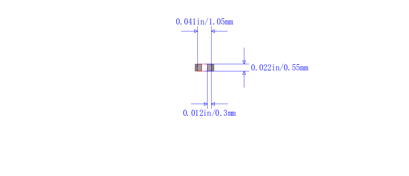 CRCW04021R10FKED封装图