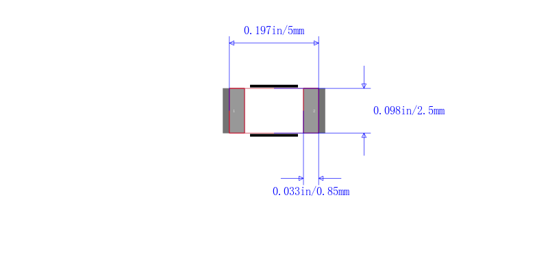 CRCW20102K74FKEF封装图