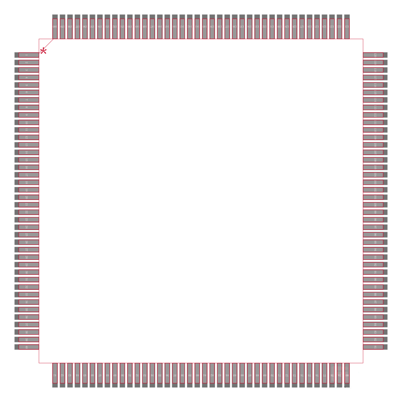 DP83936AVUL-20封装焊盘图