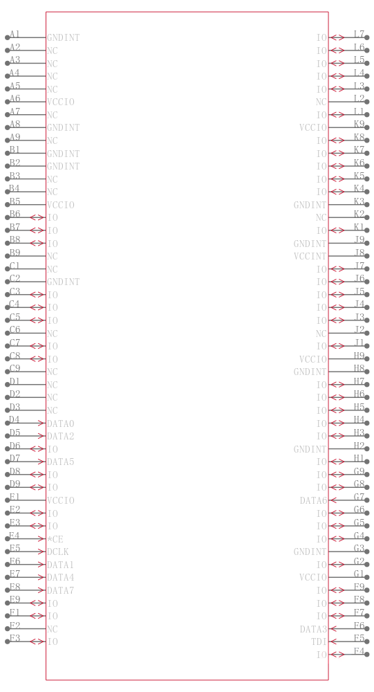 EPF10K50VFC484-1引脚图