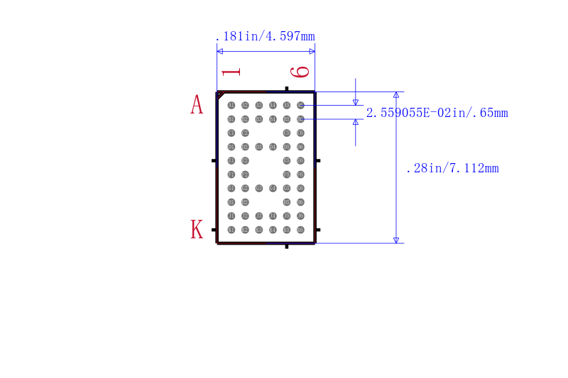 CDCUA877ZQLR封装图