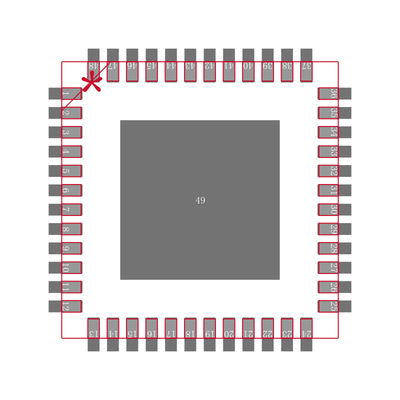 CDCL6010RGZRG4封装焊盘图