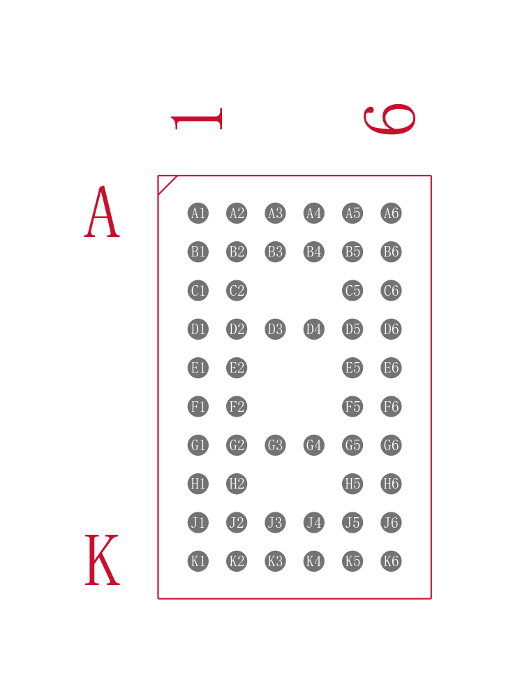 CDCUA877ZQLR封装焊盘图