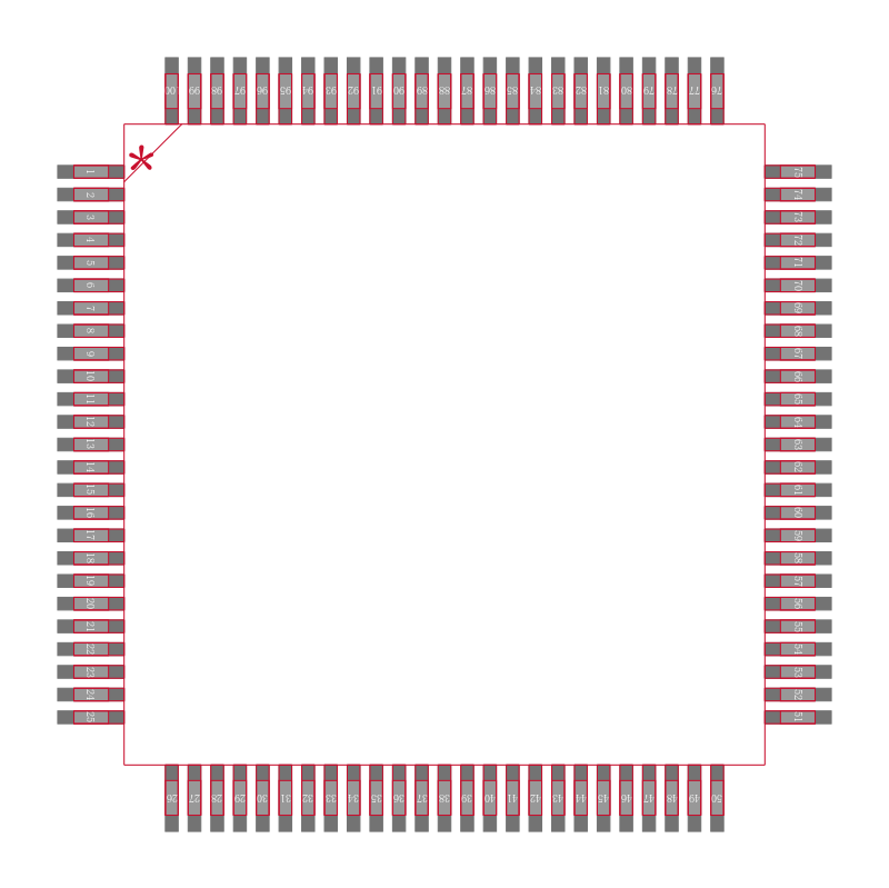 CS8952-IQZ封装焊盘图