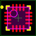 CY8C20110-LDX2I封装焊盘图