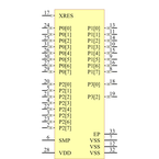 CY8C21634-24LTXI引脚图