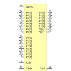 CY8C28433-24PVXI引脚图