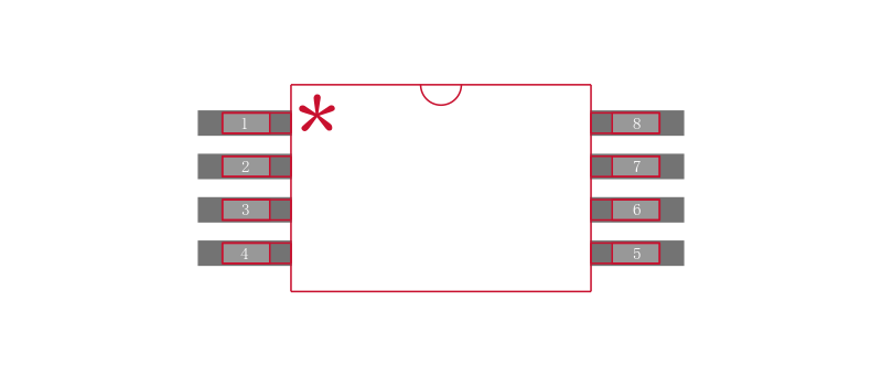 FT93C46A-ITR-B封装焊盘图