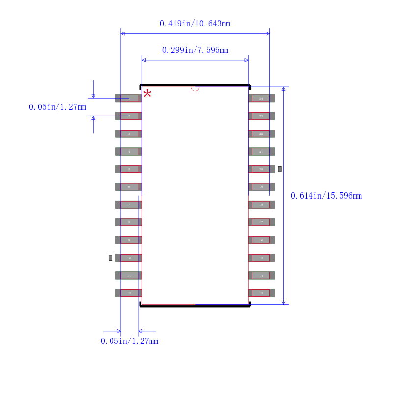 LTC1275BCSW封装图