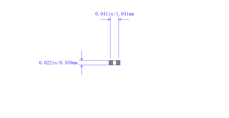MMZ1005A222E封装图