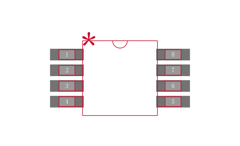 LP3982ILDX-3.0/NOPB封装焊盘图