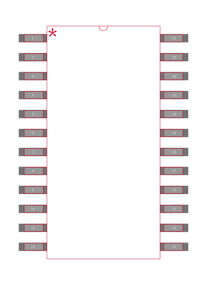 LTC1275BCSW封装焊盘图