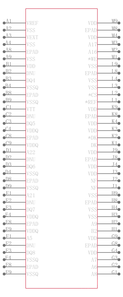 MT49H32M18BM-25E:B TR引脚图