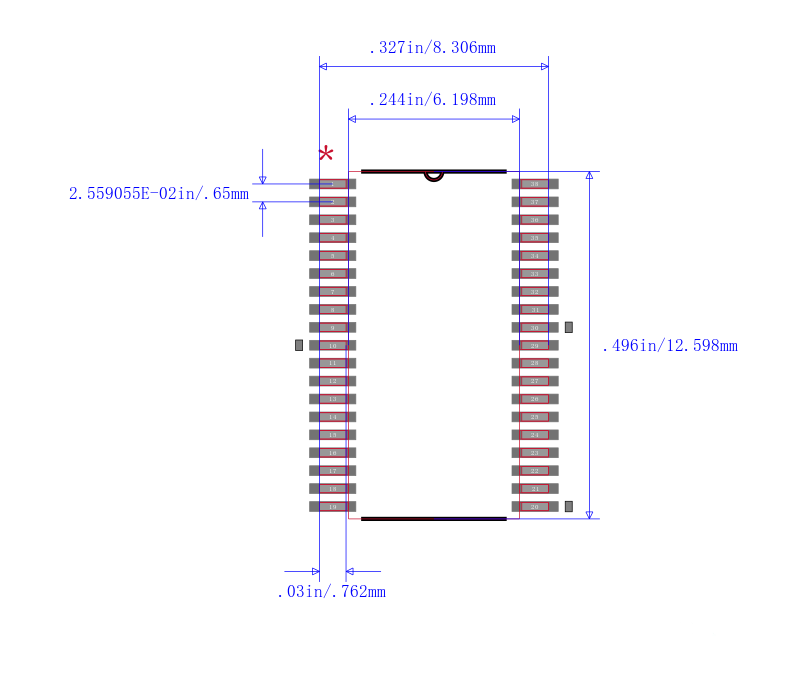 MSP430F5171IDA封装图