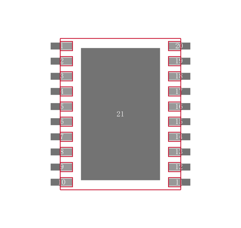 MIC23603YML-TR封装焊盘图