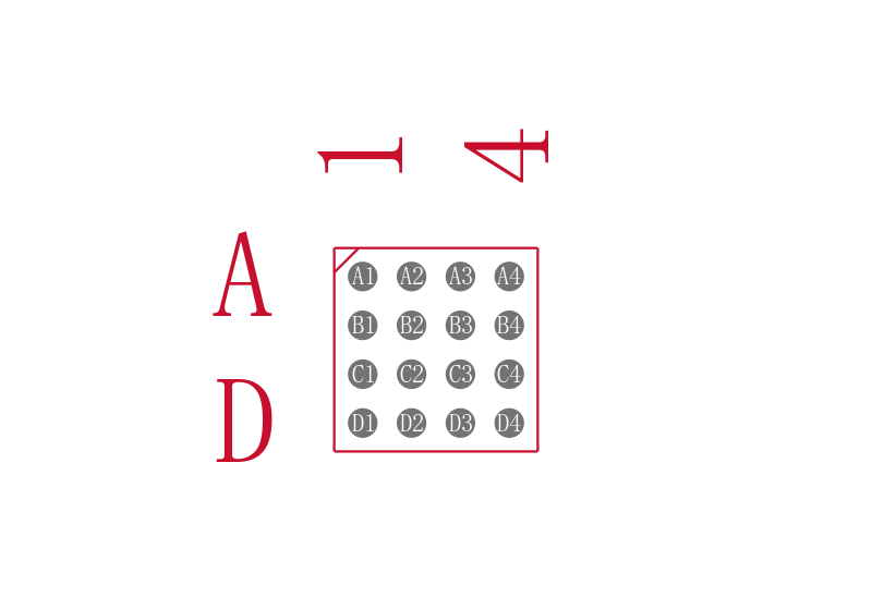 MAX3346EEBE+T封装焊盘图