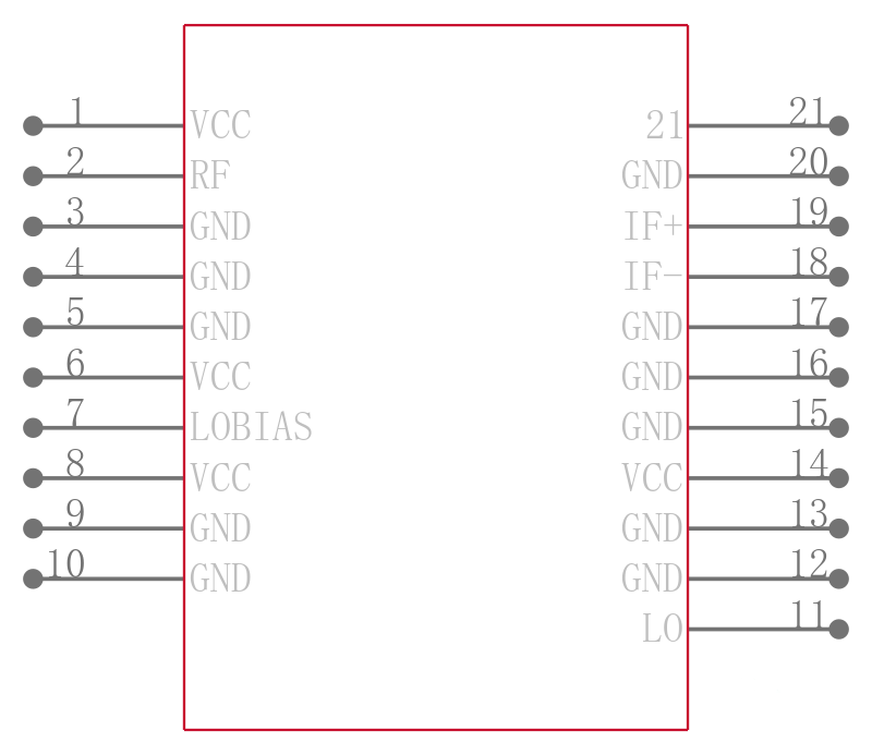 MAX2042AETP+T引脚图