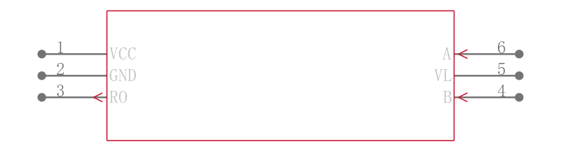 MAX3284EAUT+T引脚图