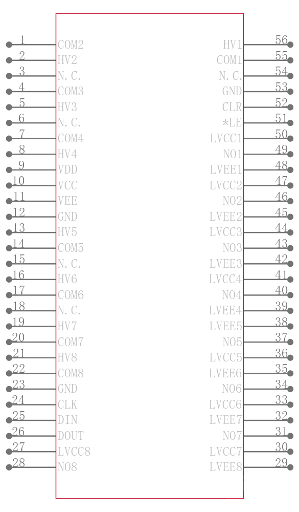 MAX4938CTN+引脚图