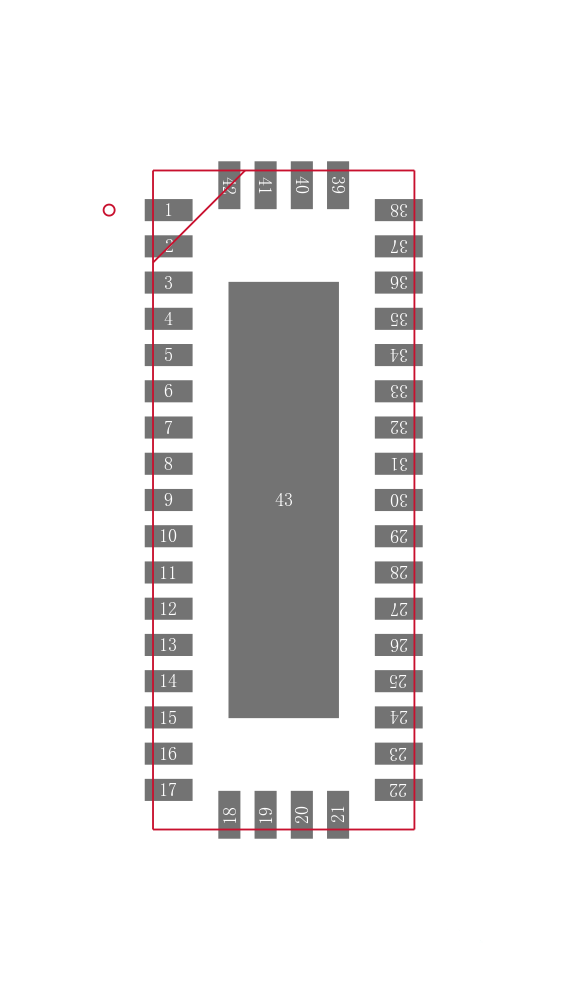 PI3PCIE3412ZHE封装焊盘图