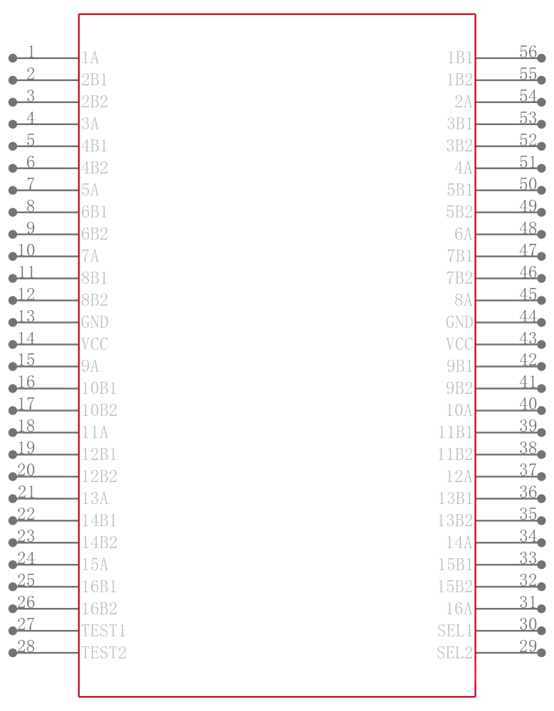 PI3B16233AE引脚图